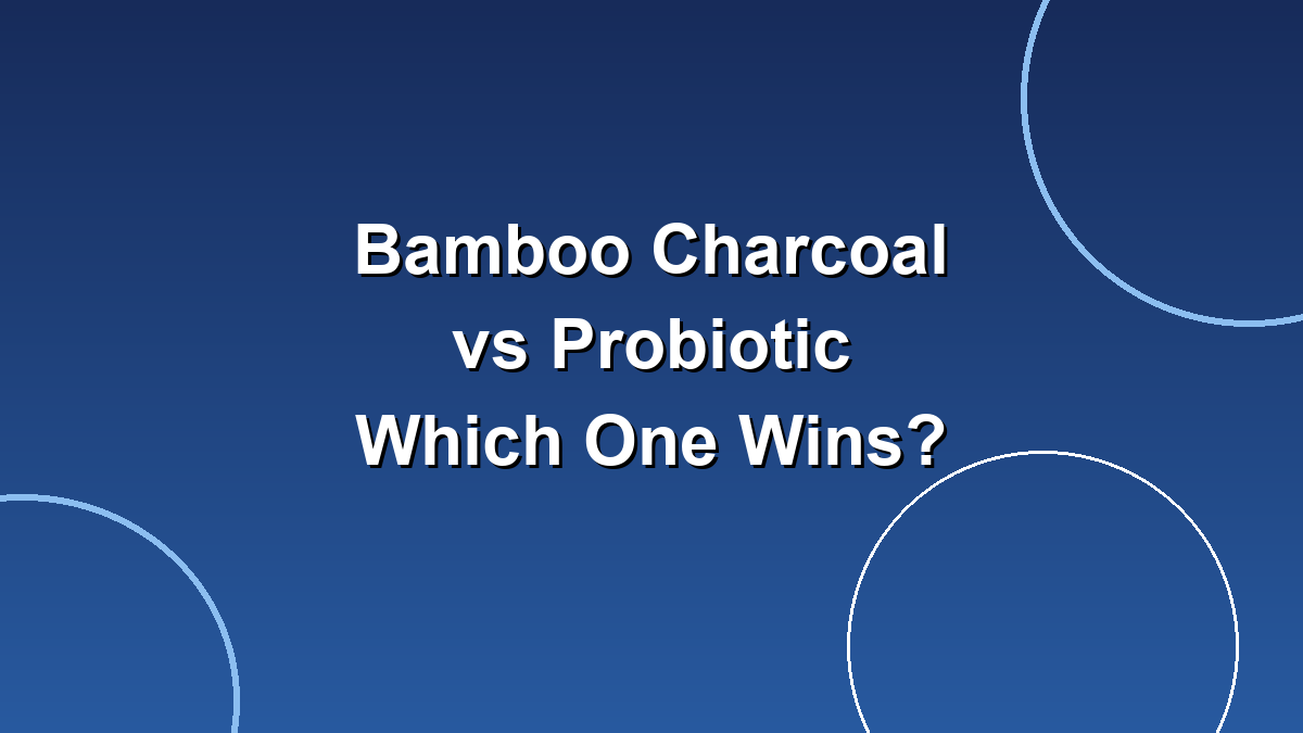 Bamboo charcoal toothpaste tube beside a probiotic toothpaste tube