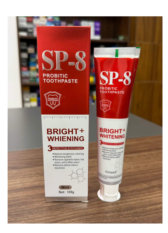 SP-8 Bright+ Whitening Probiotic Toothpaste