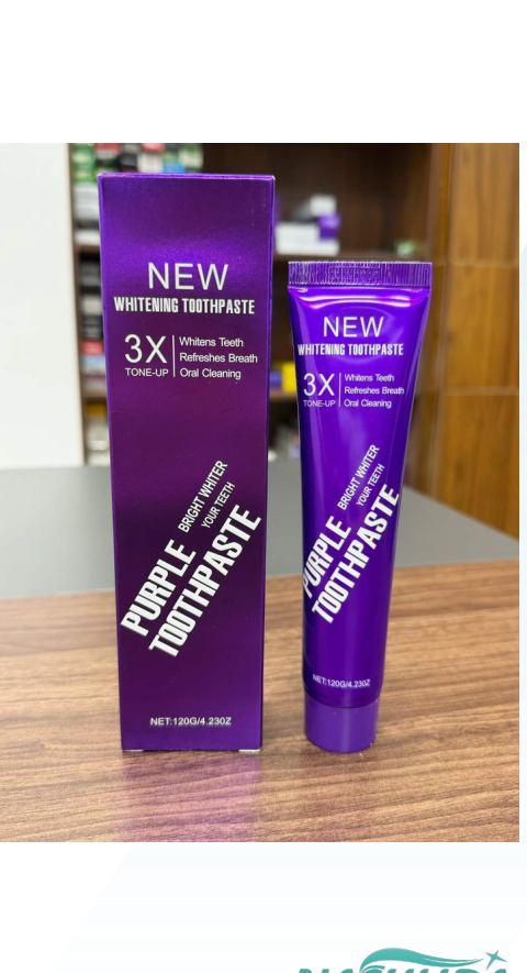 NEW 3X Purple Whitening Toothpaste