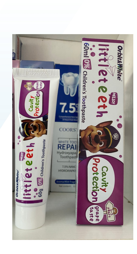 Orbit&White Little Teeth Grape Cavity Protection