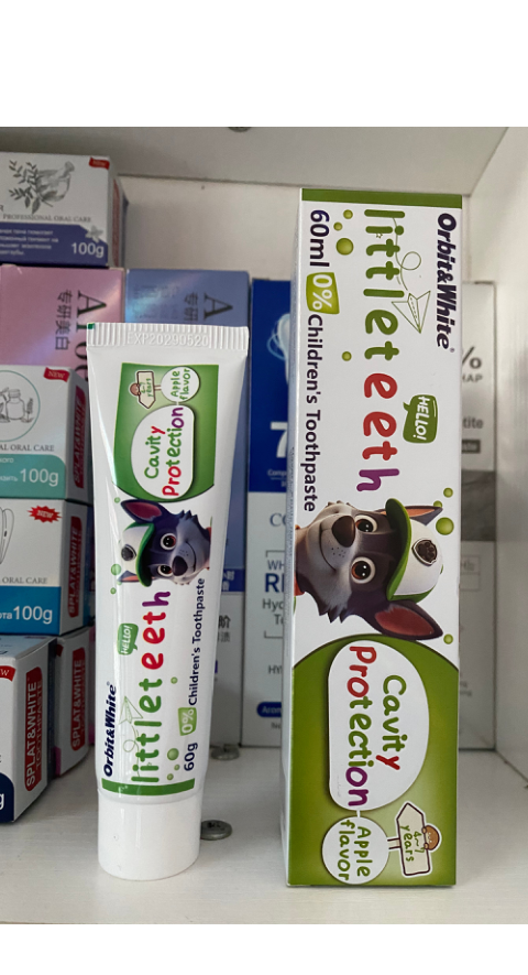 Orbit&White Little Teeth Apple Mint Cavity Protection