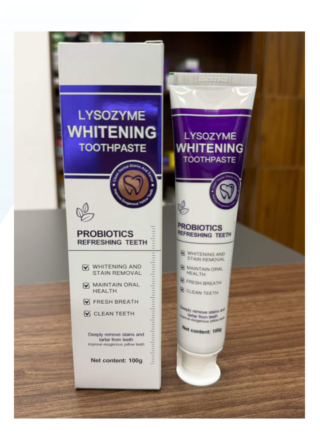 Lysozyme Whitening Probiotics Toothpaste