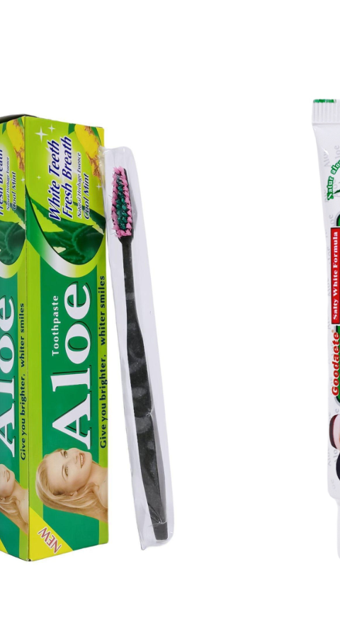 Aloe Toothpaste with Toothbrush