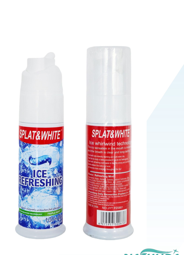 SPLAT&WHITE Ice Refreshing Bottled Toothpaste
